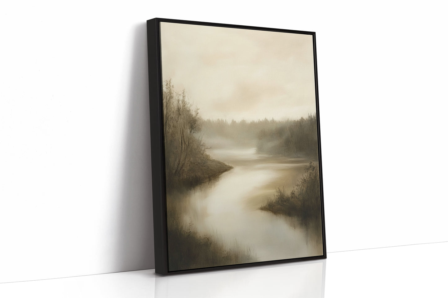 AL0047 - Premium Art Print - Black Framed Canvas image 1