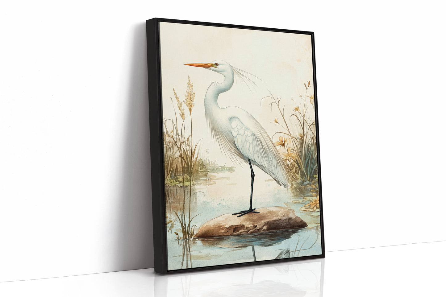 AL0059 - Premium Art Print - Black Framed Canvas image 1