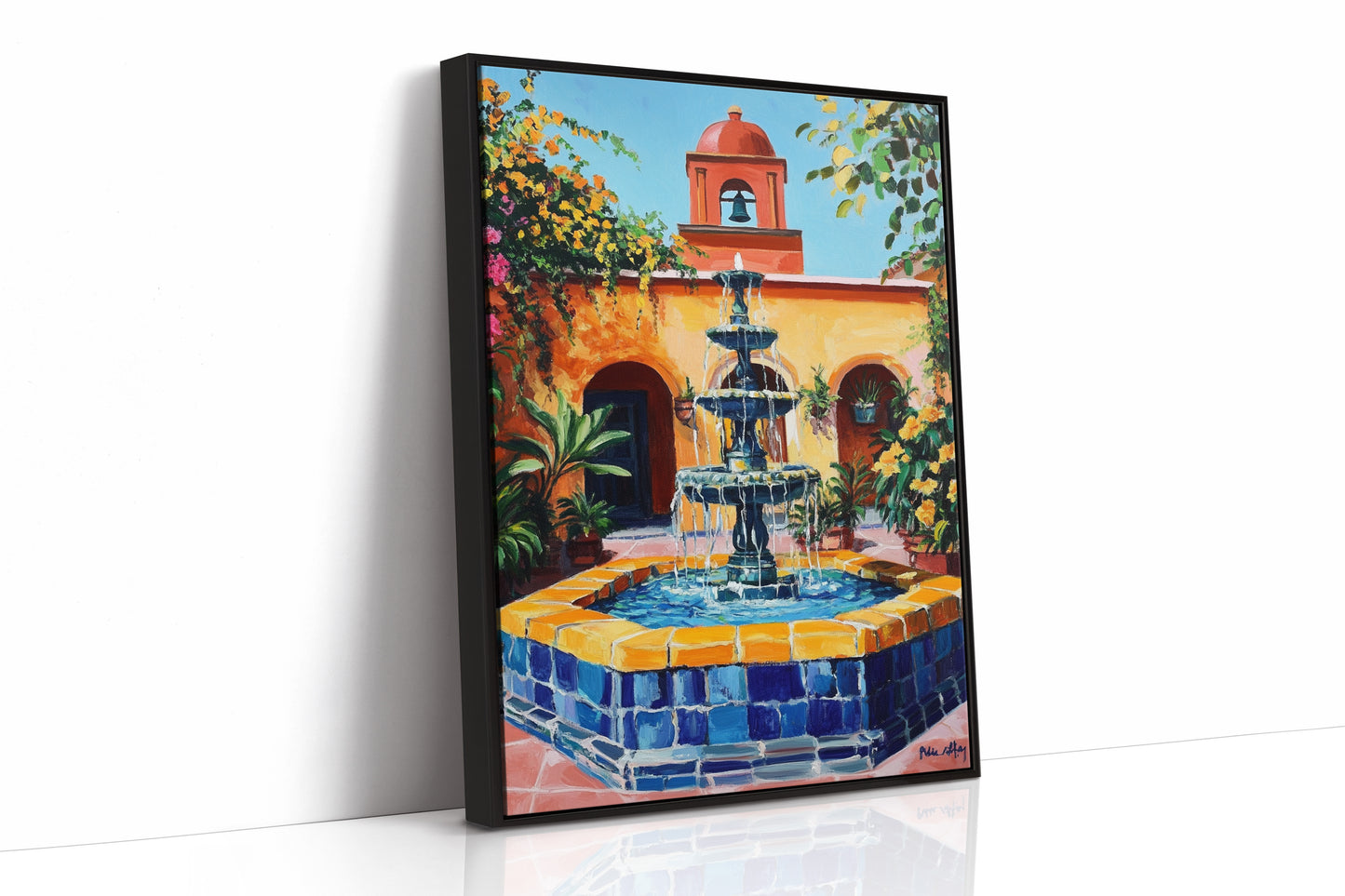 AL0061 - Premium Art Print - Black Framed Canvas image 1