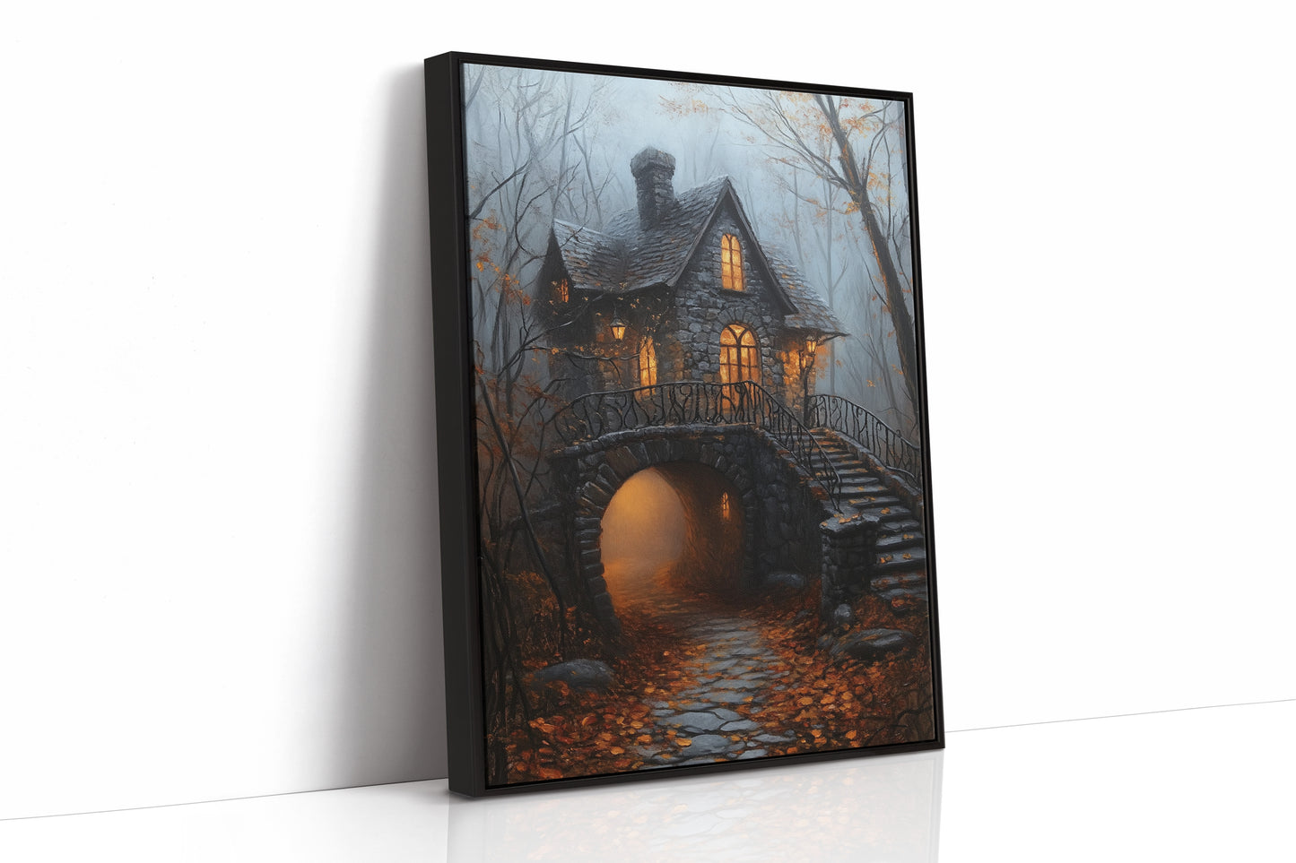 AL0063 - Premium Art Print - Black Framed Canvas image 1