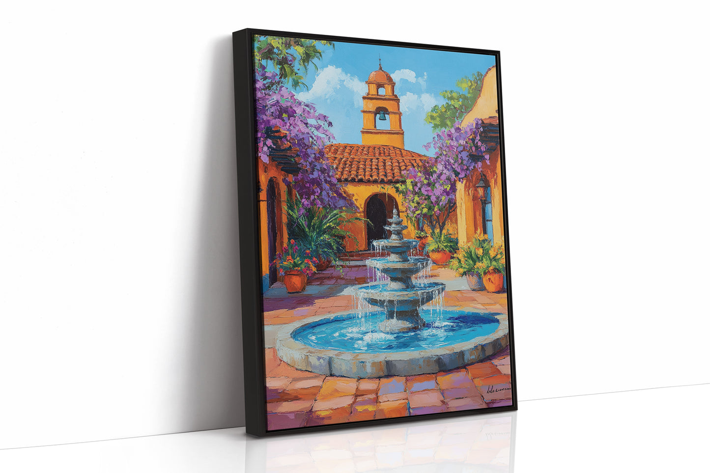 AL0067 - Premium Art Print - Black Framed Canvas image 1