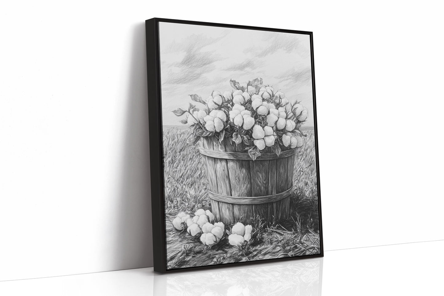 AL0077 - Premium Art Print - Black Framed Canvas image 1