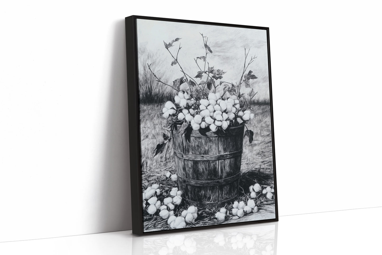 AL078 - Premium Art Print - Black Framed Canvas image 1