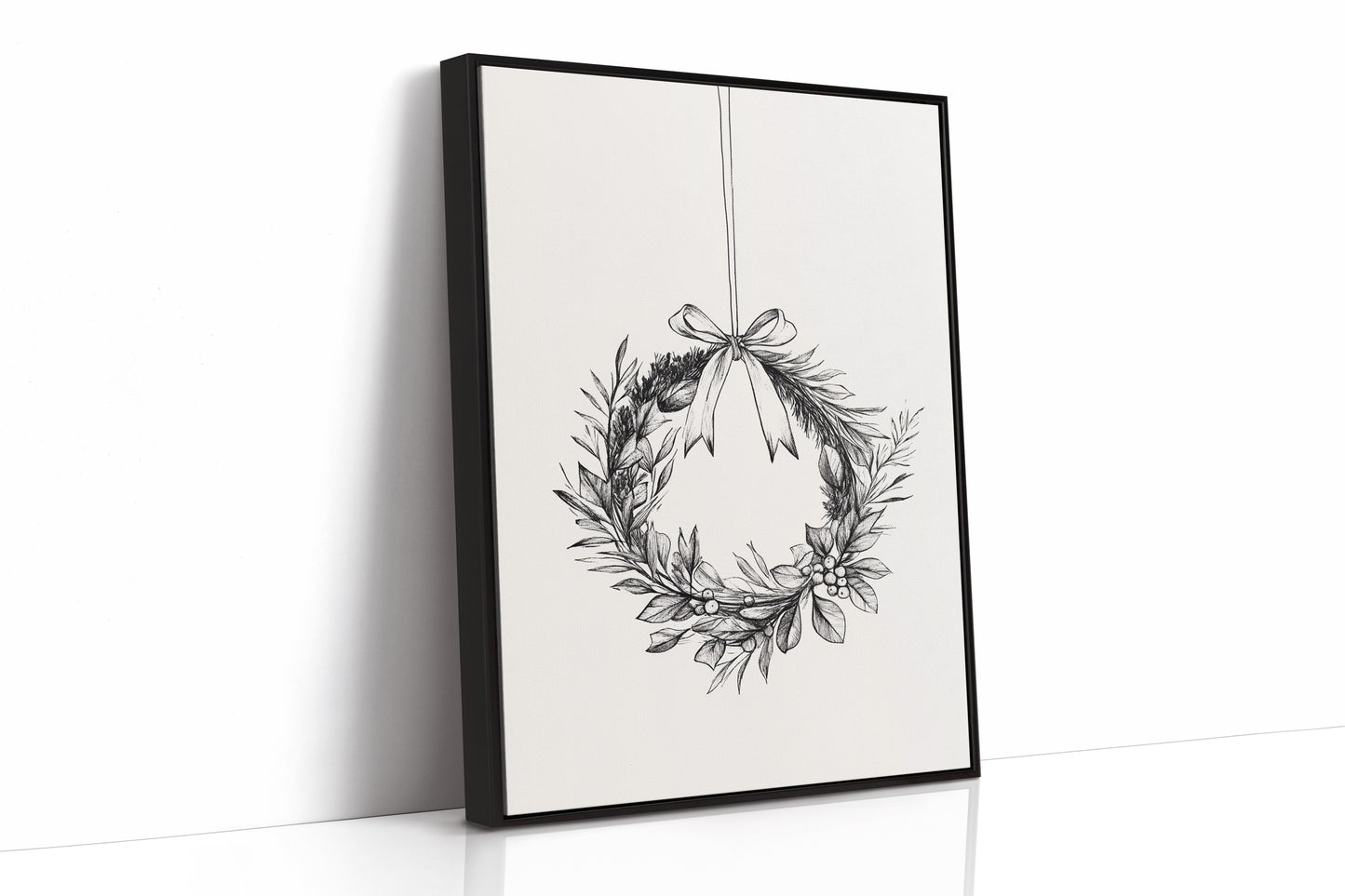 AL0096 - Premium Art Print - Black Framed Canvas image 1