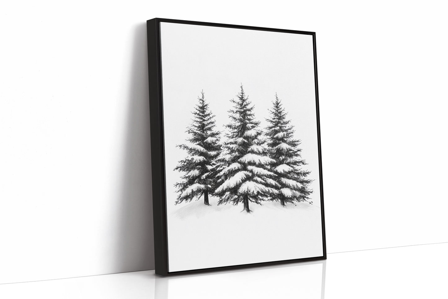 AL0097 - Premium Art Print - Black Framed Canvas image 1