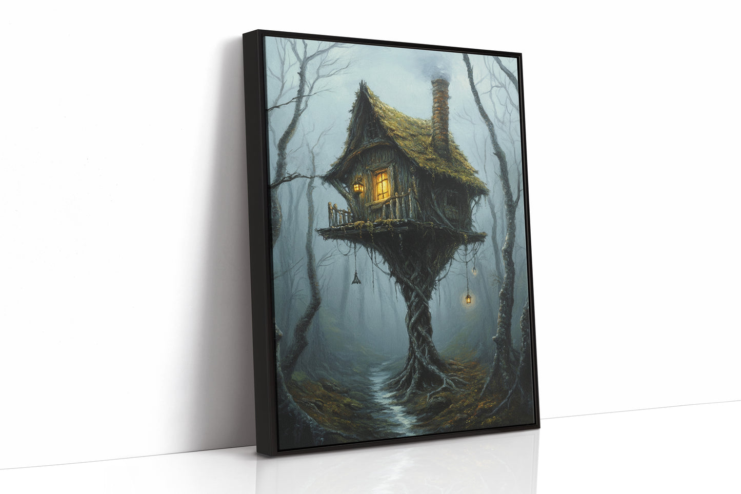 AL0107 - Premium Art Print - Black Framed Canvas image 1