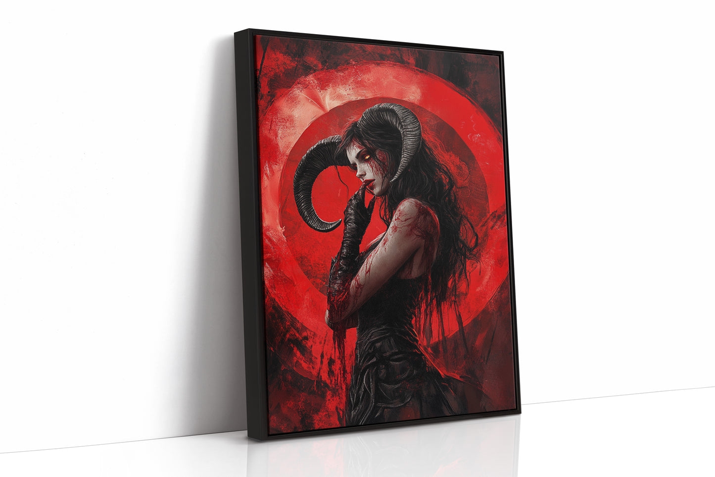 AL0115 - Premium Art Print - Black Framed Canvas image 1