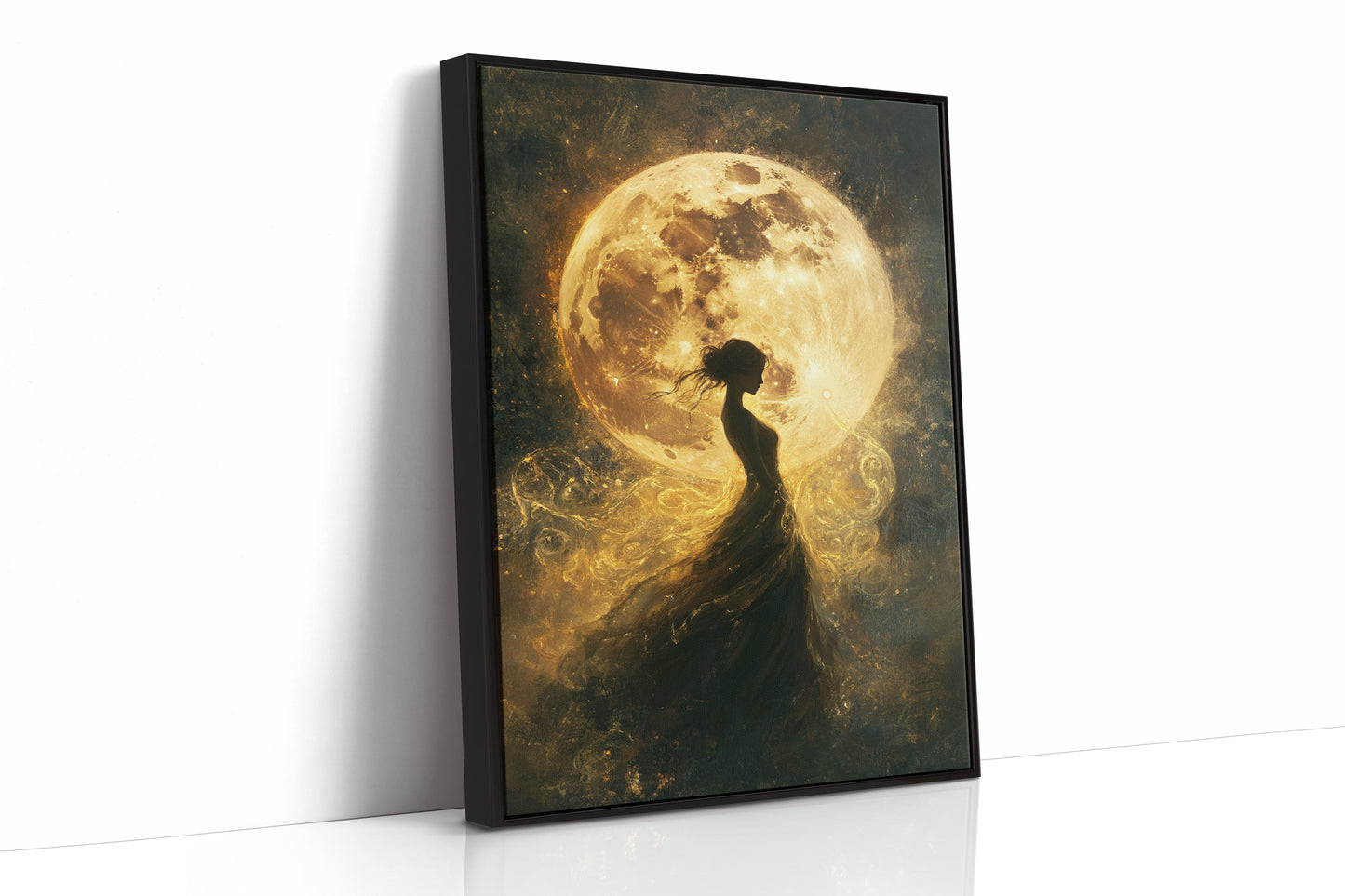AL0123 - Premium Art Print - Black Framed Canvas image 1