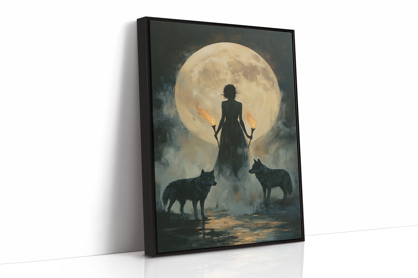 AL0131 - Premium Art Print - Black Framed Canvas image 1