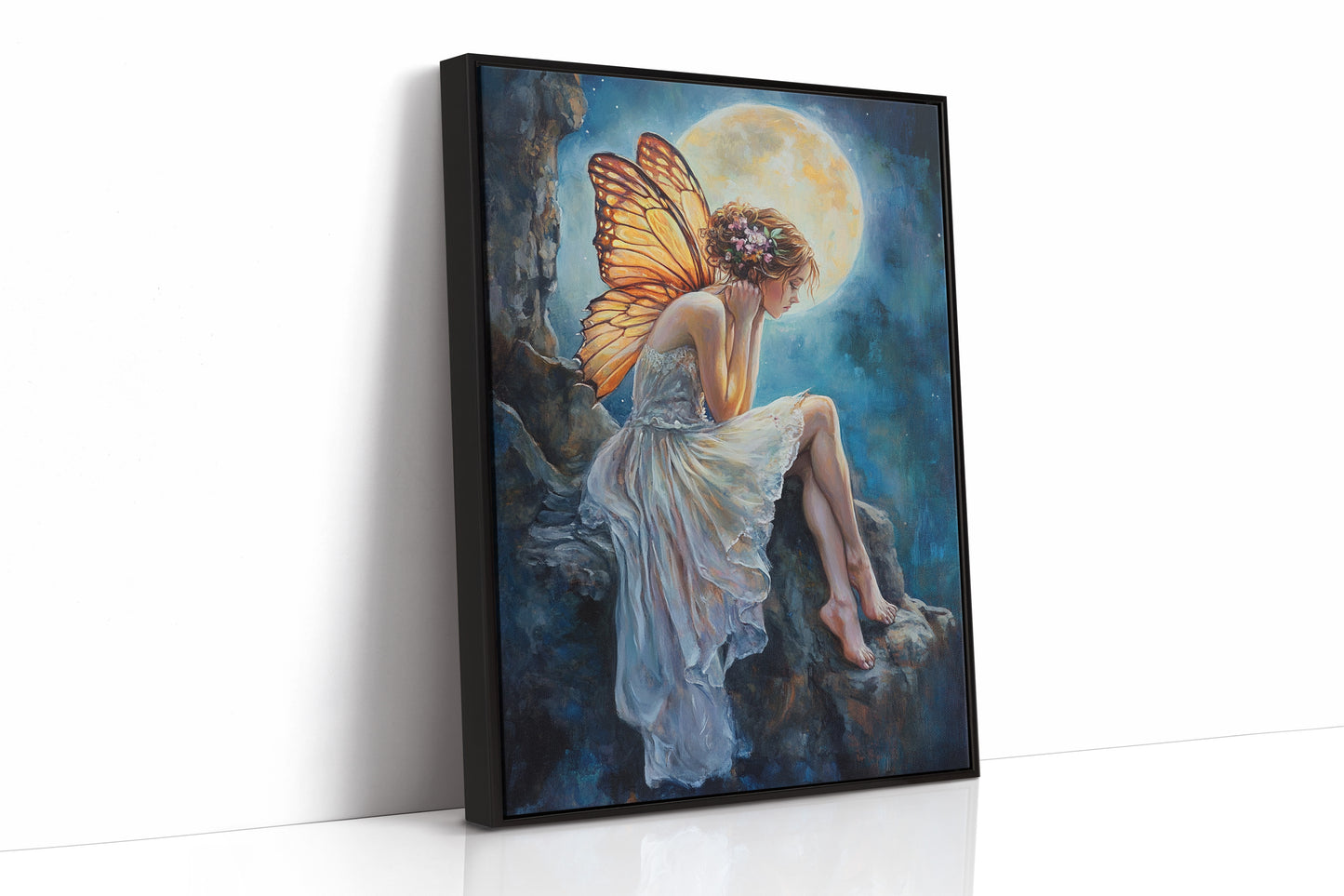 AL0134 - Premium Art Print - Black Framed Canvas image 1