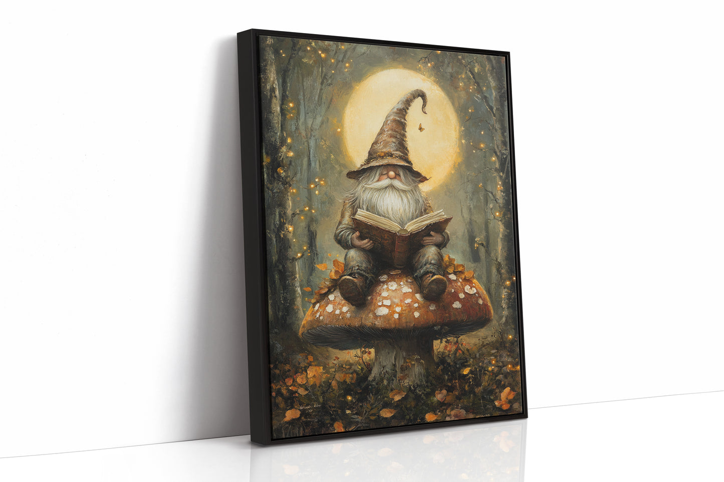 AL0142 - Premium Art Print - Black Framed Canvas image 1