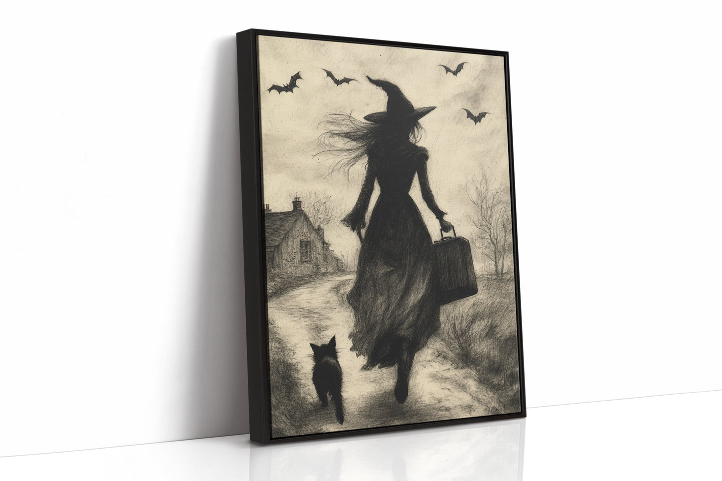 AL0164 - Premium Art Print - Black Framed Canvas image 1
