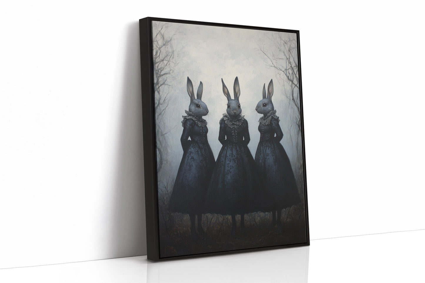 AL0177 - Premium Art Print - Black Framed Canvas image 1