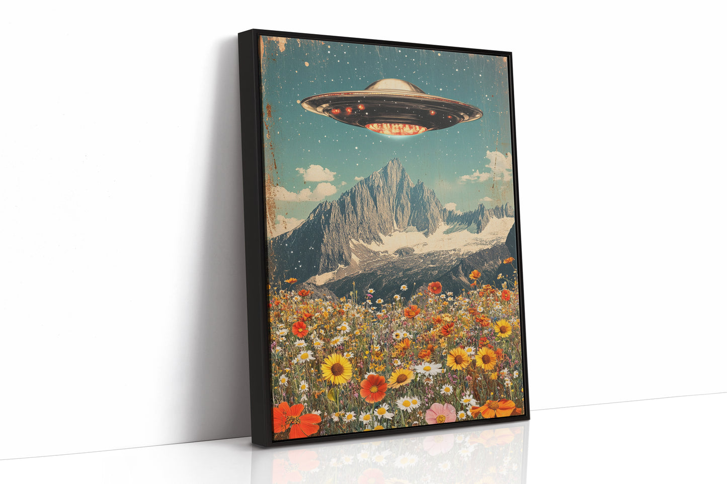 AL0215 - Premium Art Print - Black Framed Canvas image 1