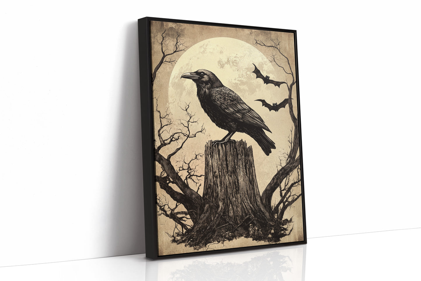 AL0231 - Premium Art Print - Black Framed Canvas image 1