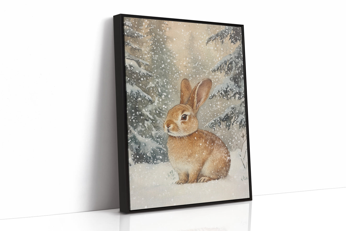 AL0238 - Premium Art Print - Black Framed Canvas image 1