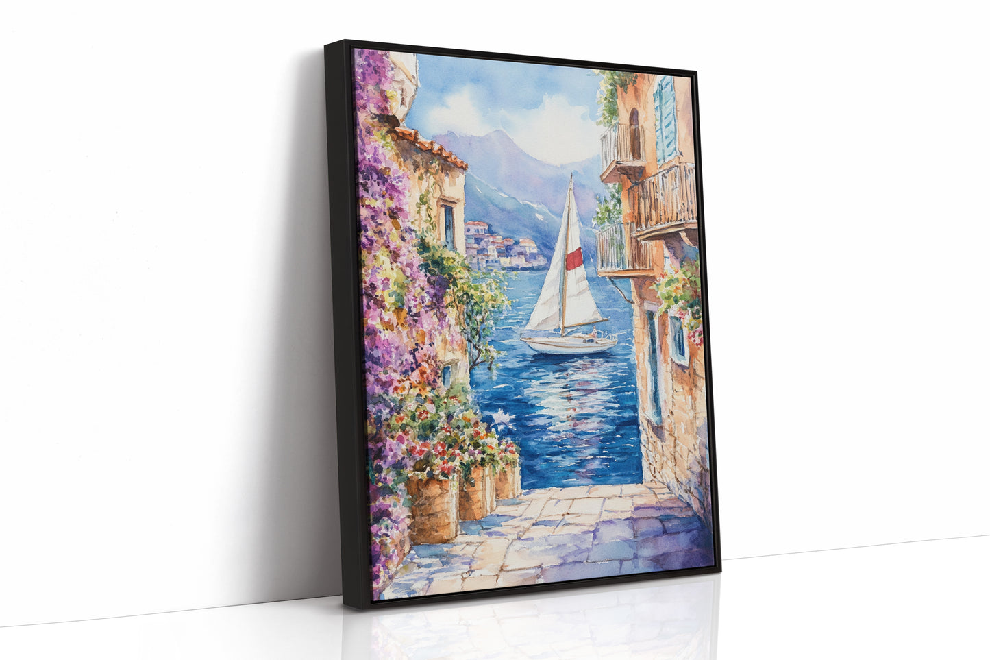 AL0245 - Premium Art Print - Black Framed Canvas image 1