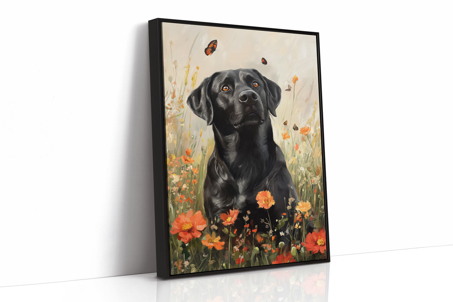 AL0298 - Premium Art Print - Black Framed Canvas image 1