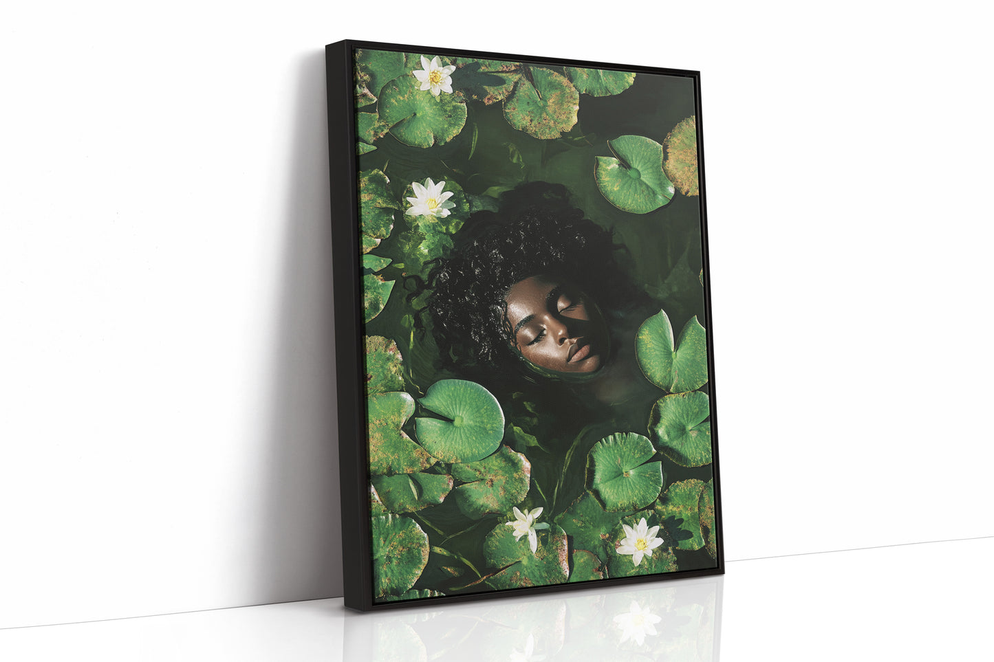 AL0304 - Premium Art Print - Black Framed Canvas image 1