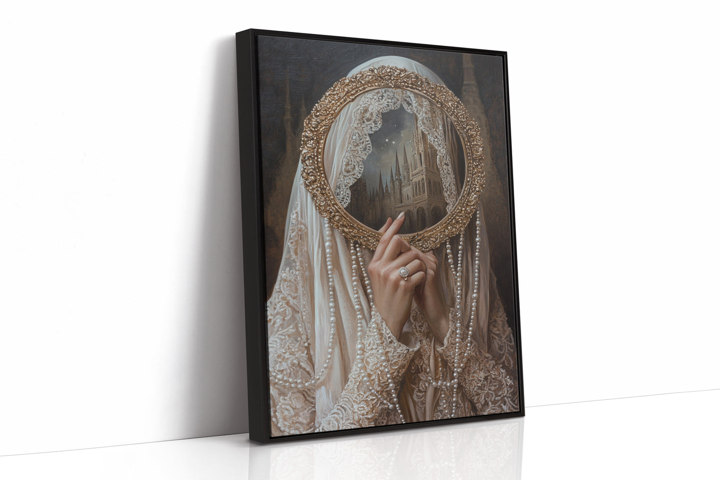AL0311 - Premium Art Print - Black Framed Canvas image 1