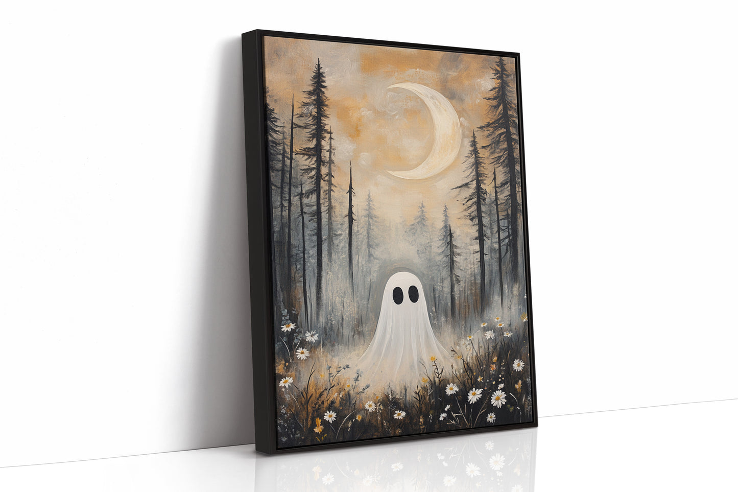 AL0318 - Premium Art Print - Black Framed Canvas image 1