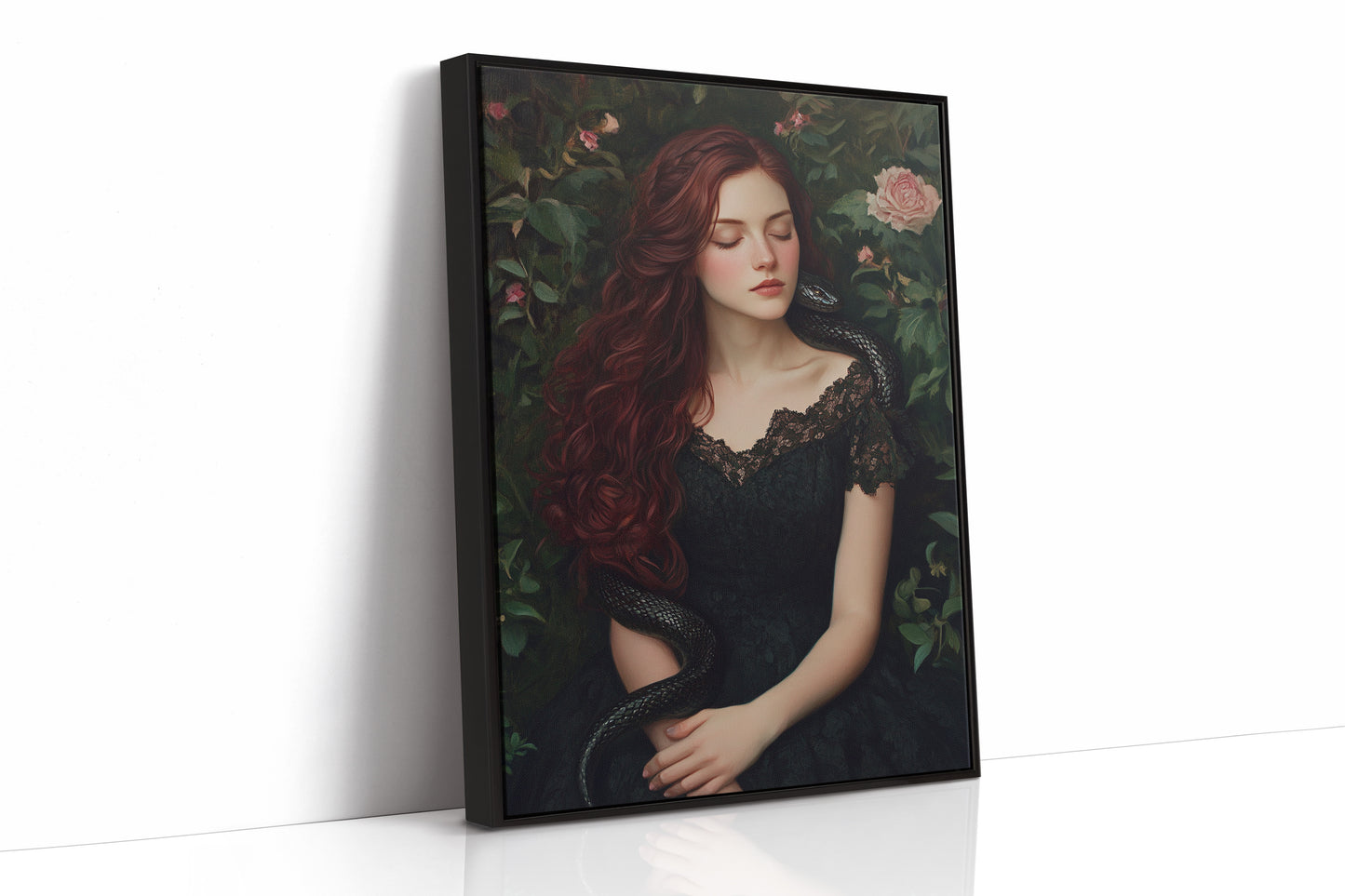 AL0320 - Premium Art Print - Black Framed Canvas image 1