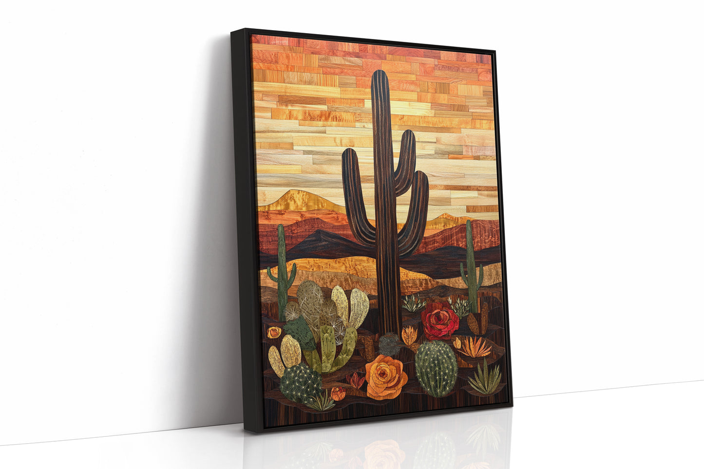 AL0446 - Premium Art Print - Black Framed Canvas image 1