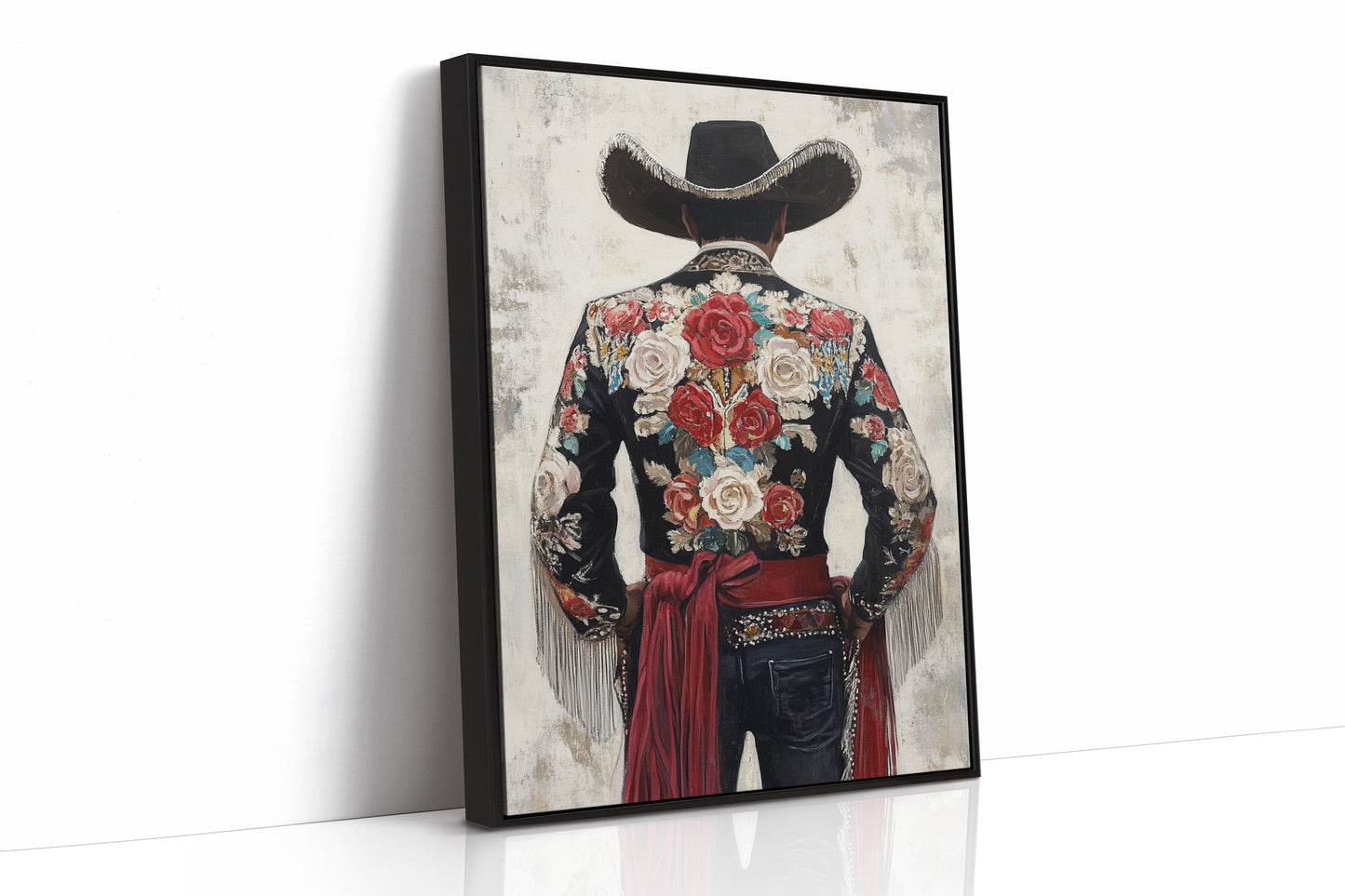 AL0732 - Premium Art Print - Black Framed Canvas image 1