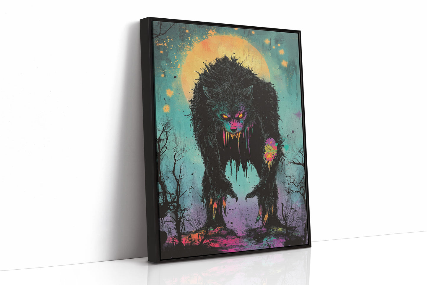 AL0738 - Premium Art Print - Black Framed Canvas image 1