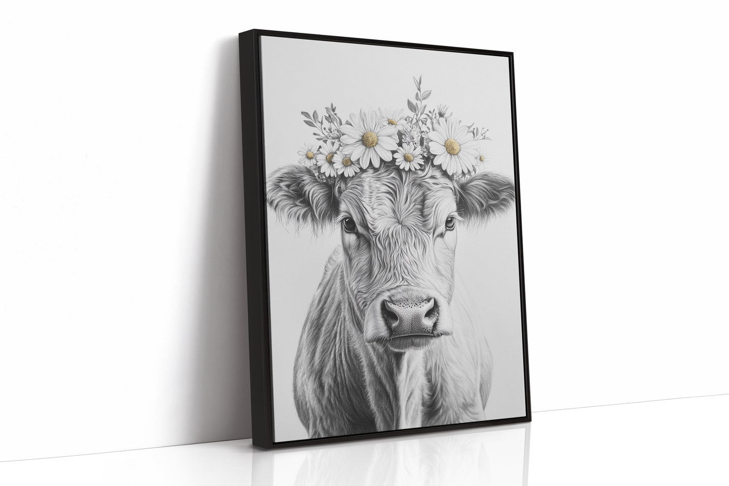 AL0743 - Premium Art Print - Black Framed Canvas image 1