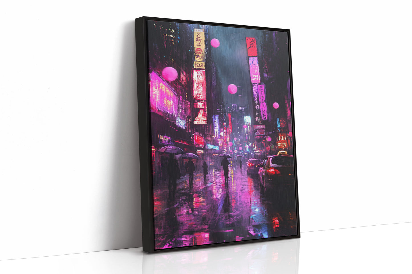 AL0774 - Premium Art Print - Black Framed Canvas image 1