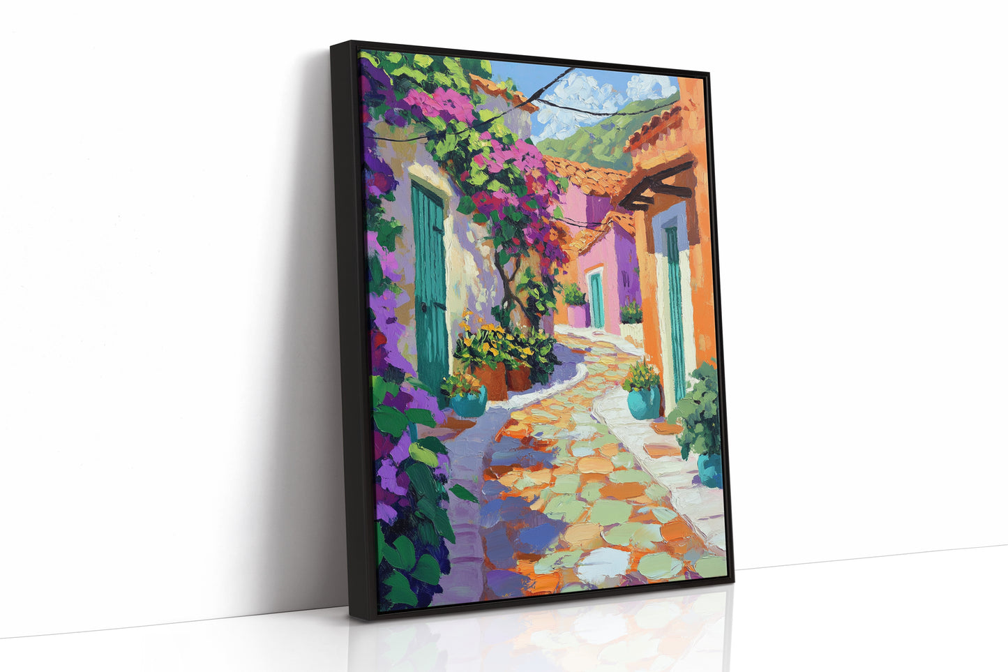 AL0776 - Premium Art Print - Black Framed Canvas image 1