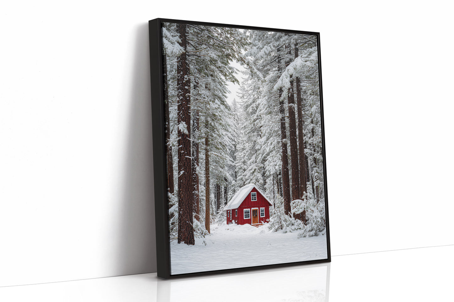 AL1852 - Premium Art Print - Black Framed Canvas image 1