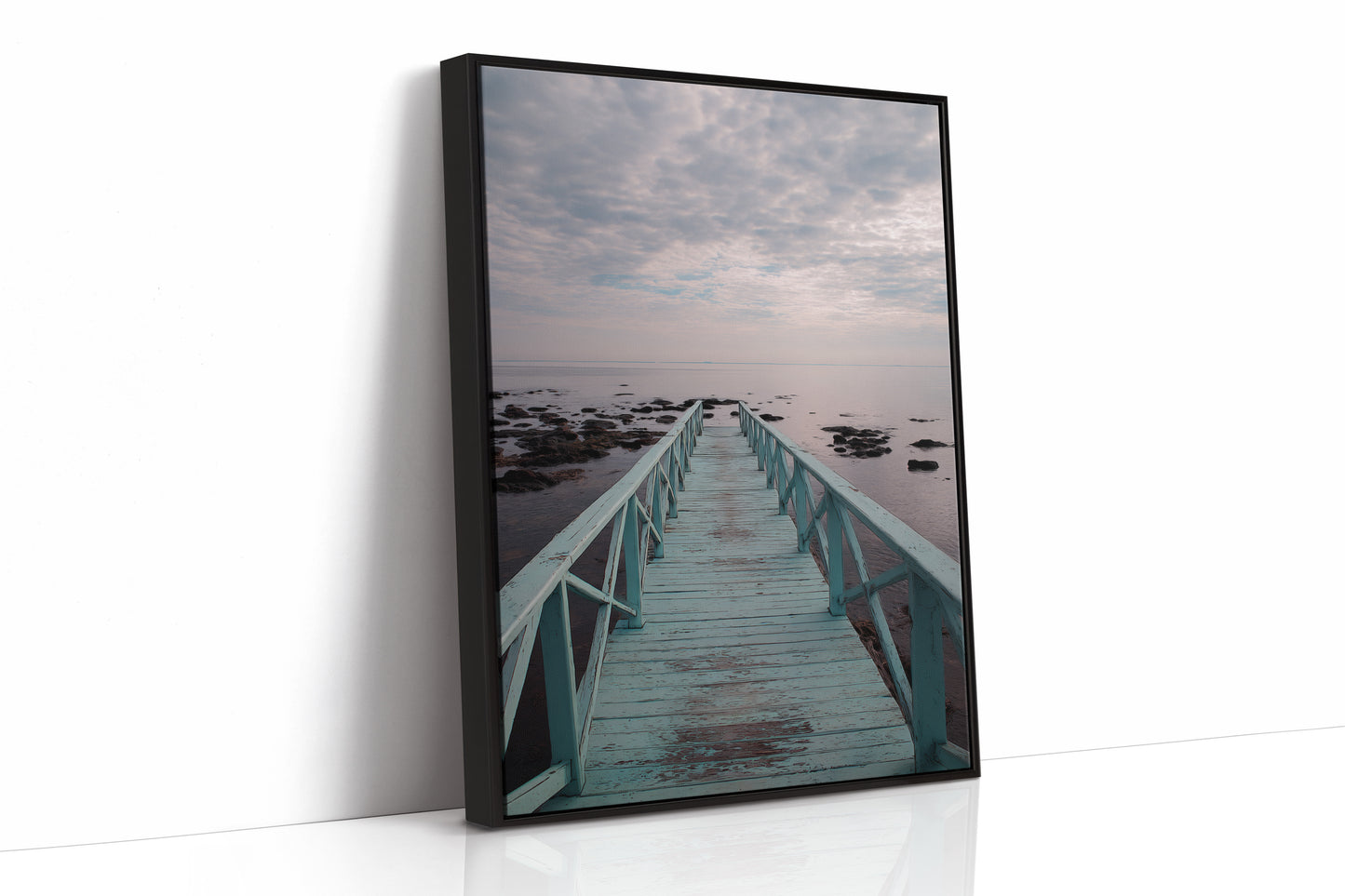 AL1854 - Premium Art Print - Black Framed Canvas image 1