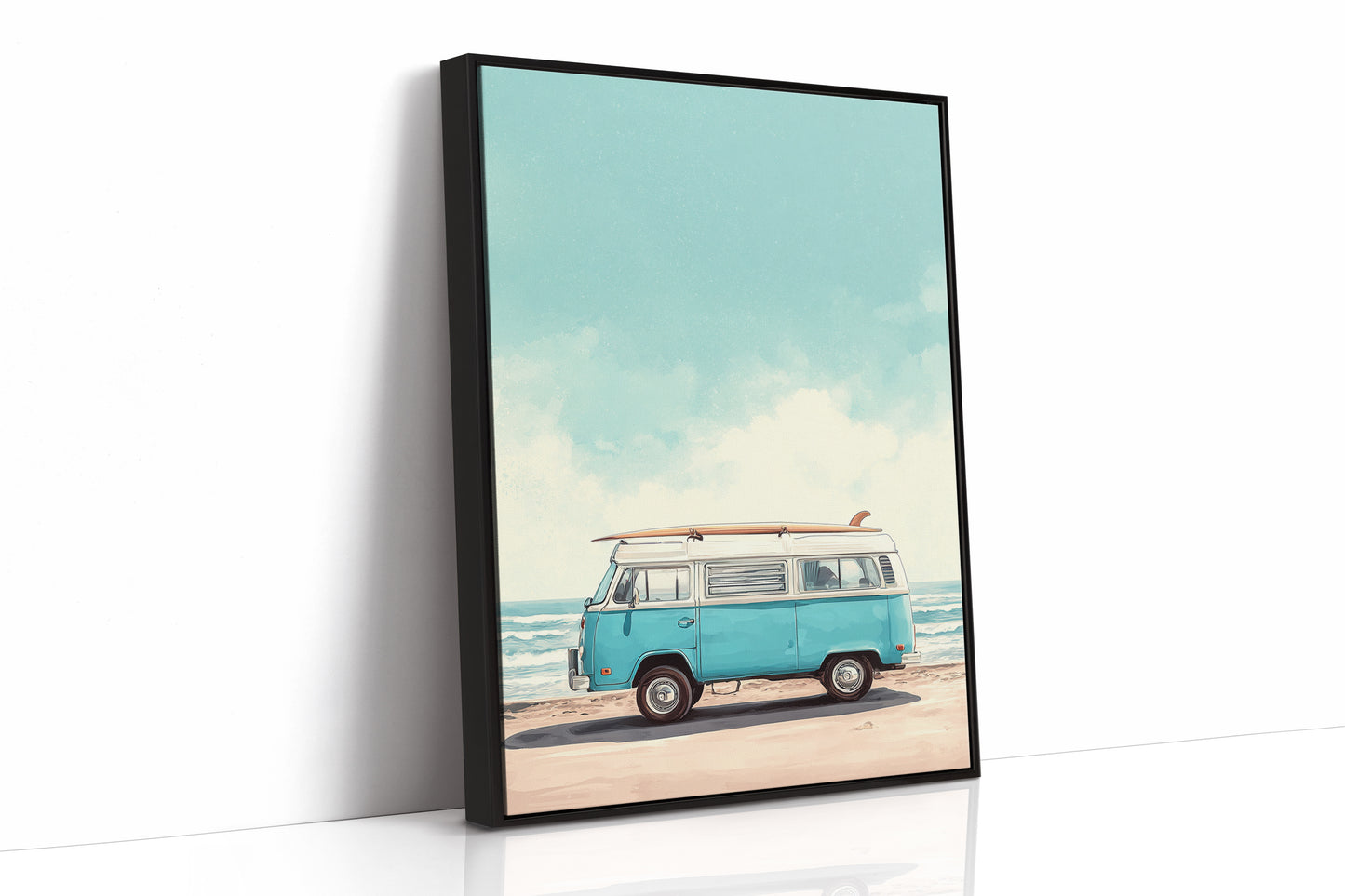 AL1841 - Premium Art Print - Black Framed Canvas image 1