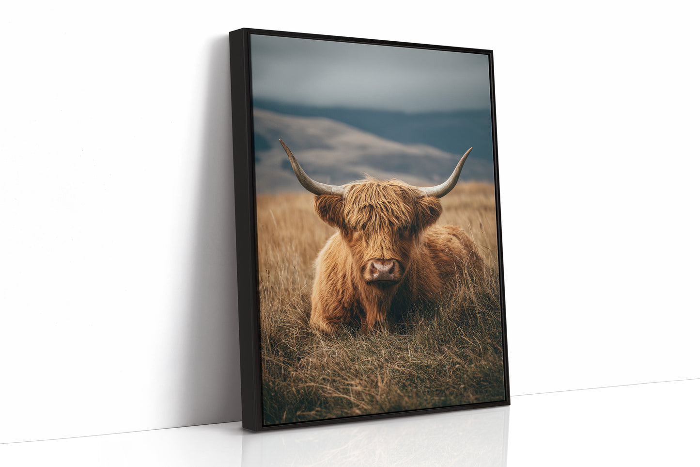 AL1835 - Premium Art Print - Black Framed Canvas image 1