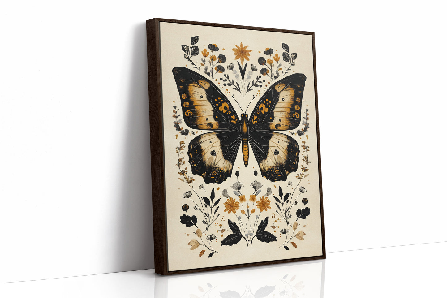 AL0023 - Brown Framed Canvas image 1