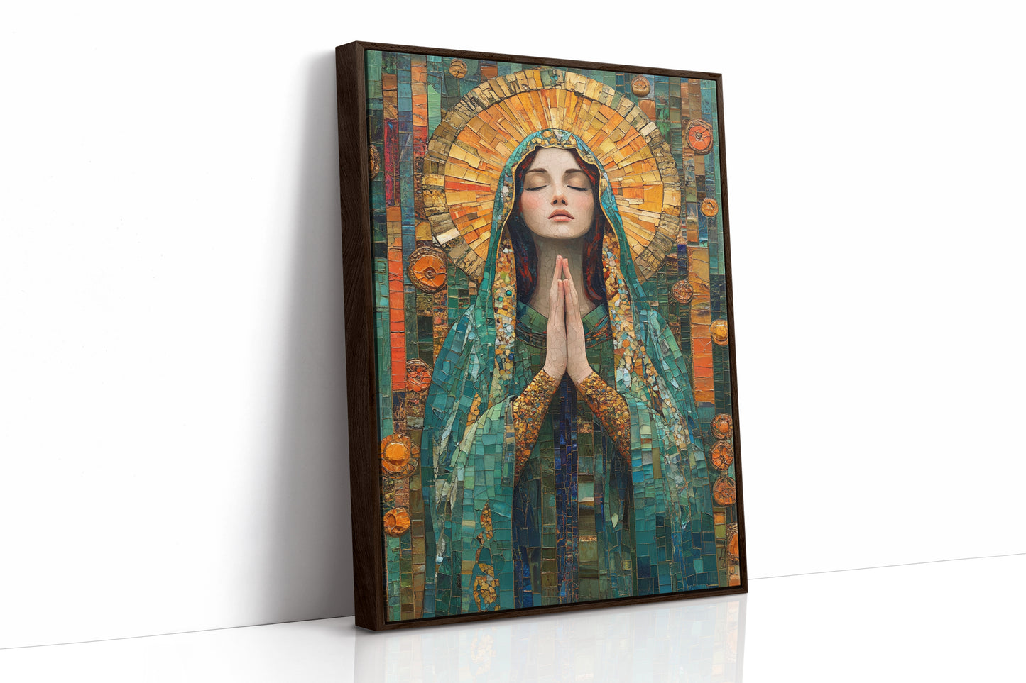 AL0029 - Premium Art Print - Brown Framed Canvas image 1