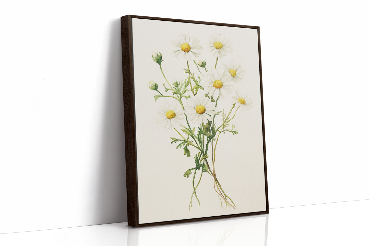 AL0084 - Premium Art Print - Brown Framed Canvas image 1