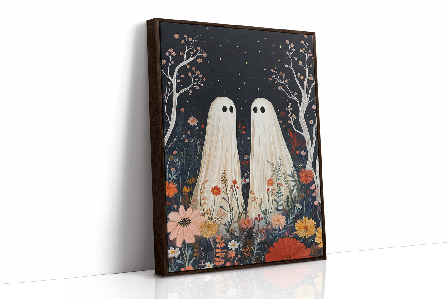 AL0156 - Premium Art Print - Brown Framed Canvas image 1