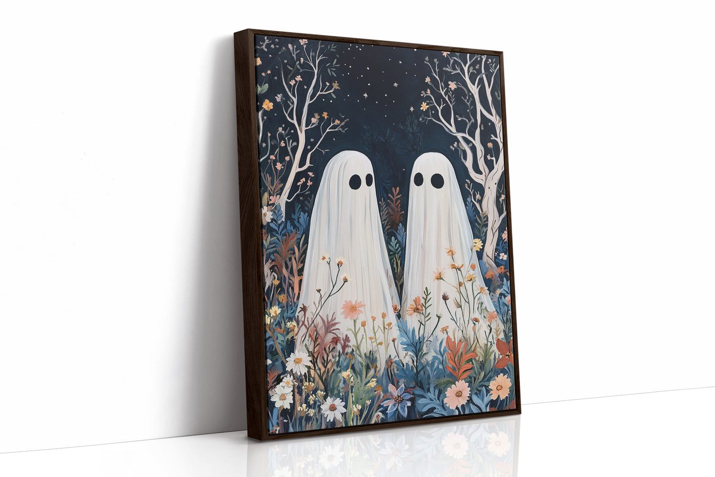AL0157 - Premium Art Print - Brown Framed Canvas image 1