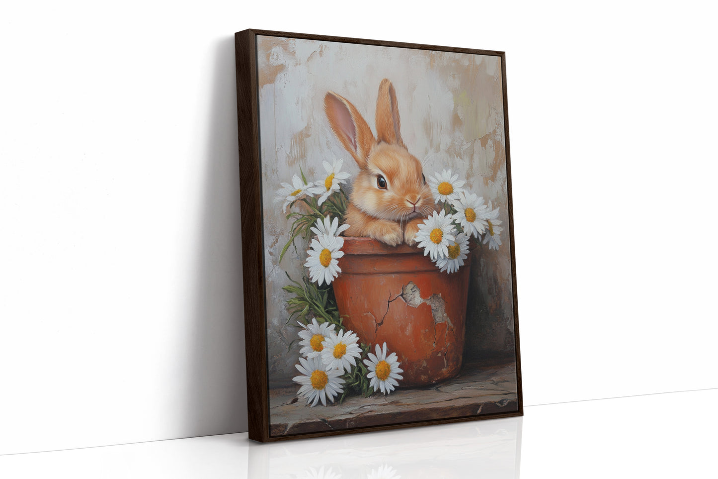 AL0167 - Premium Art Print - Brown Framed Canvas image 1