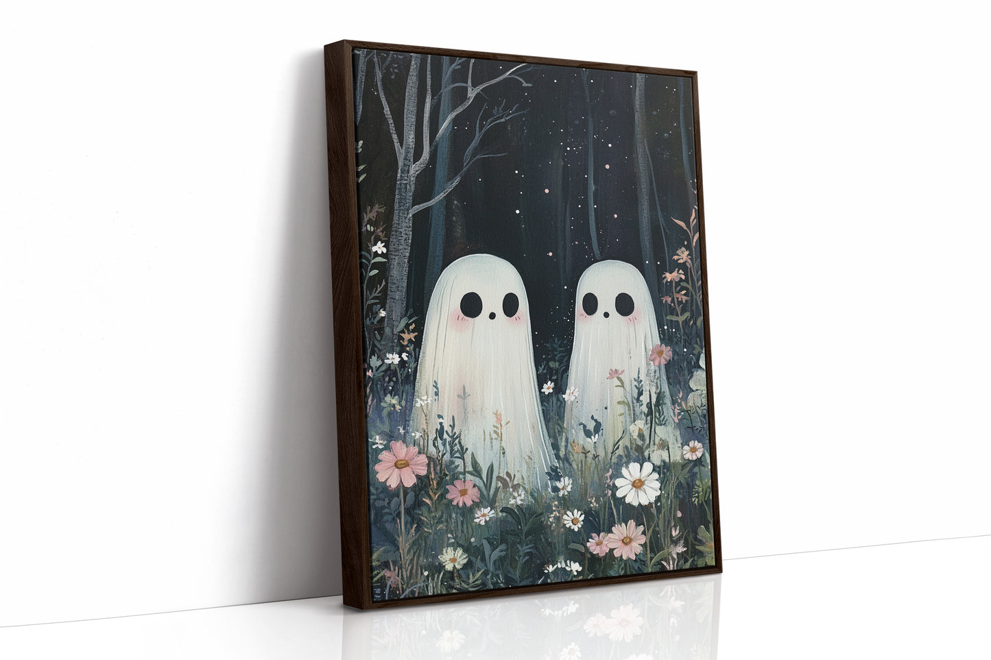 AL0180 - Premium Art Print - Brown Framed Canvas image 1