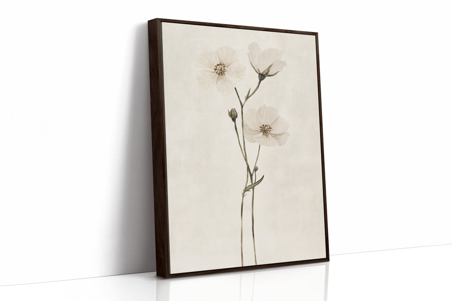 AL0194 - Premium Art Print - Brown Framed Canvas image 1