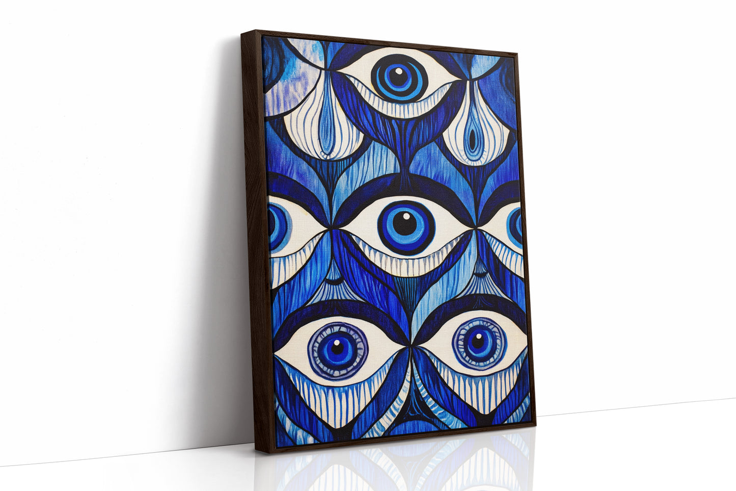 AL0195 - Premium Art Print - Brown Framed Canvas image 1