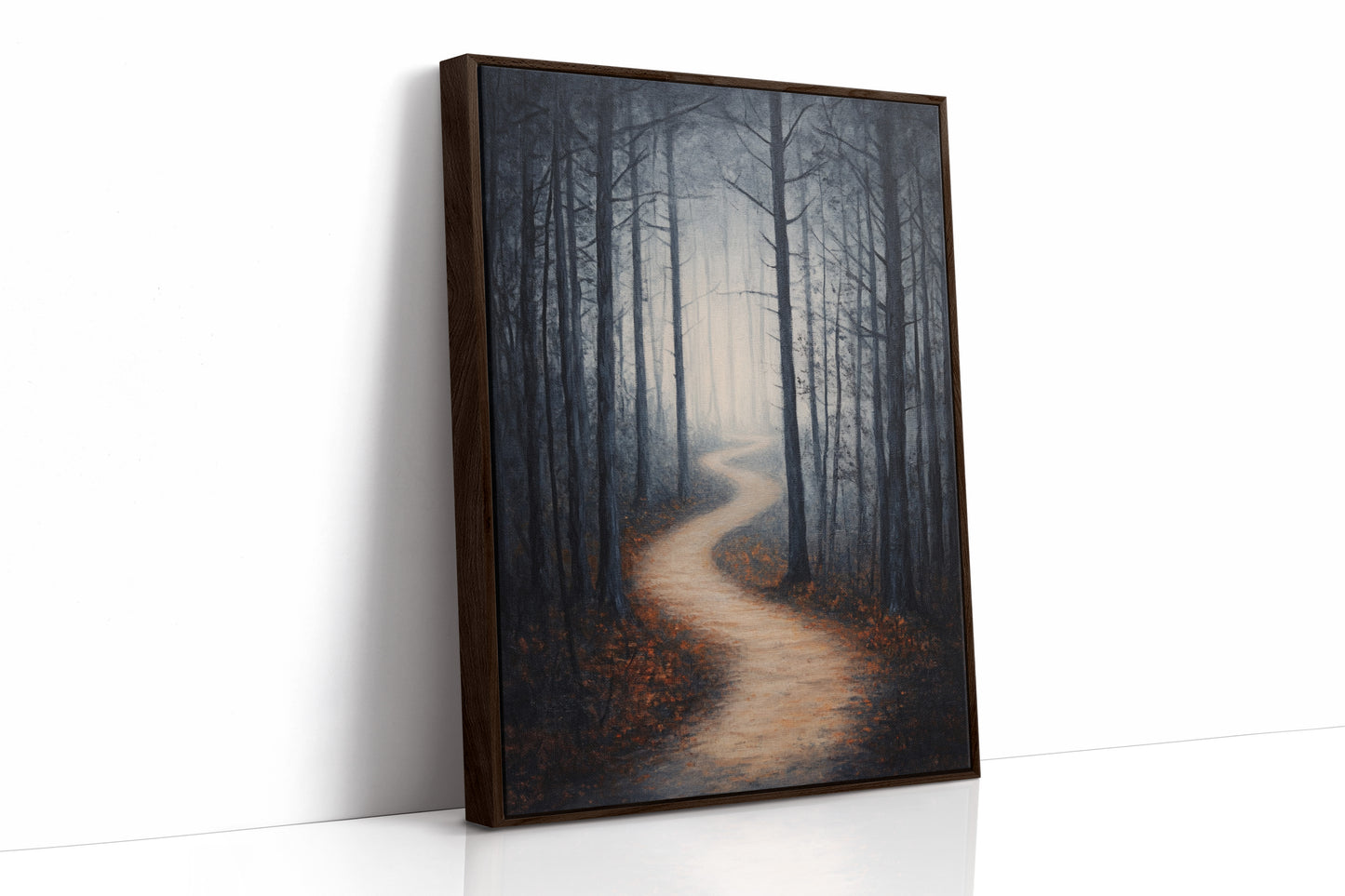 AL0197 - Premium Art Print - Brown Framed Canvas image 1