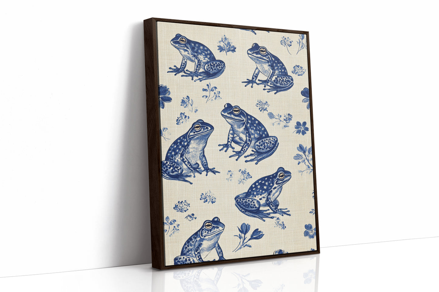 AL0226 - Premium Art Print - Brown Framed Canvas image 1