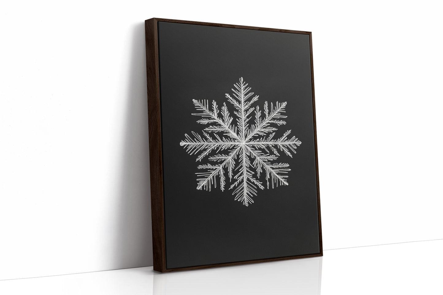 AL0268 - Premium Art Print - Brown Framed Canvas image 1