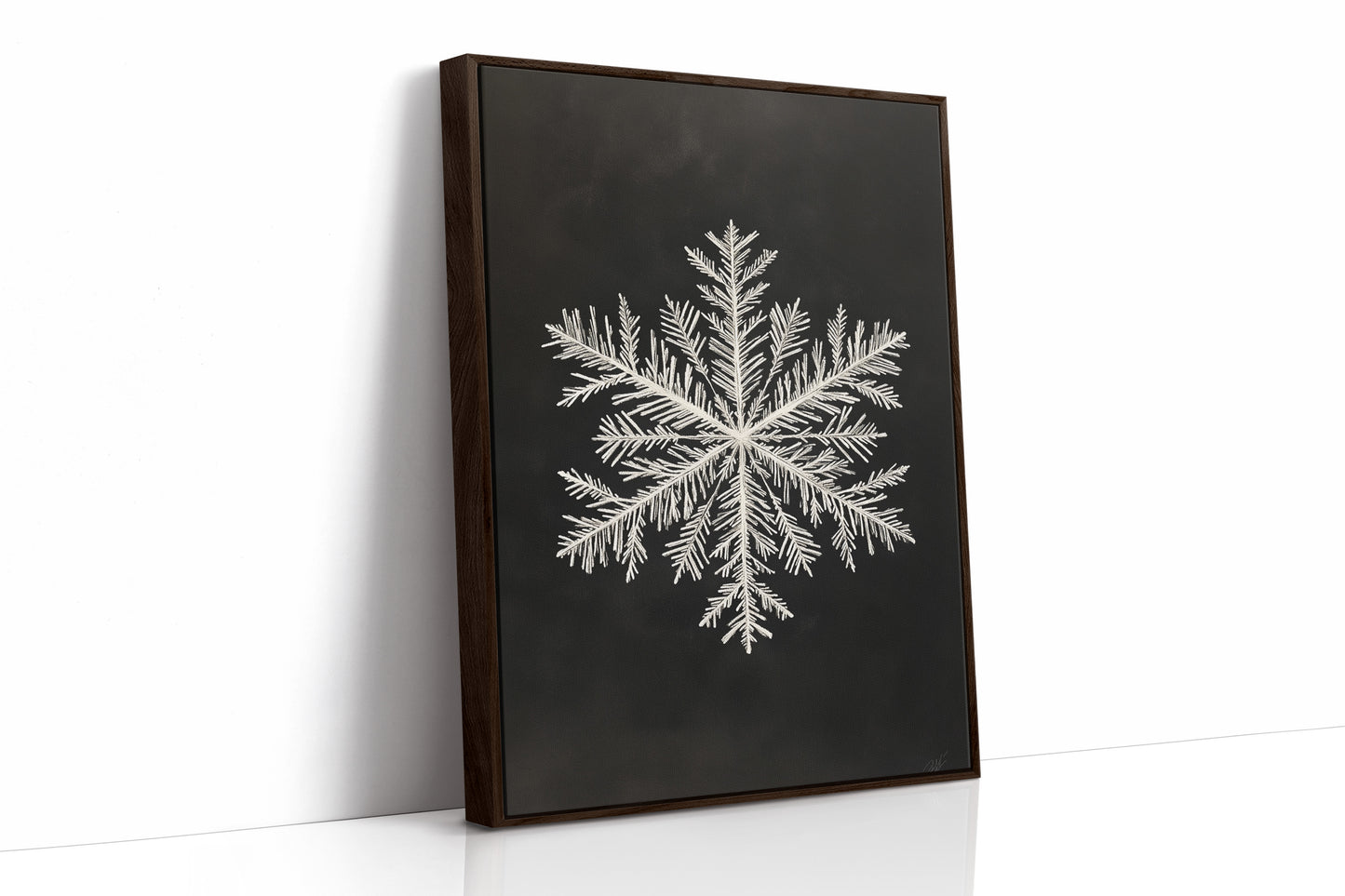 AL0269 - Premium Art Print - Brown Framed Canvas image 1