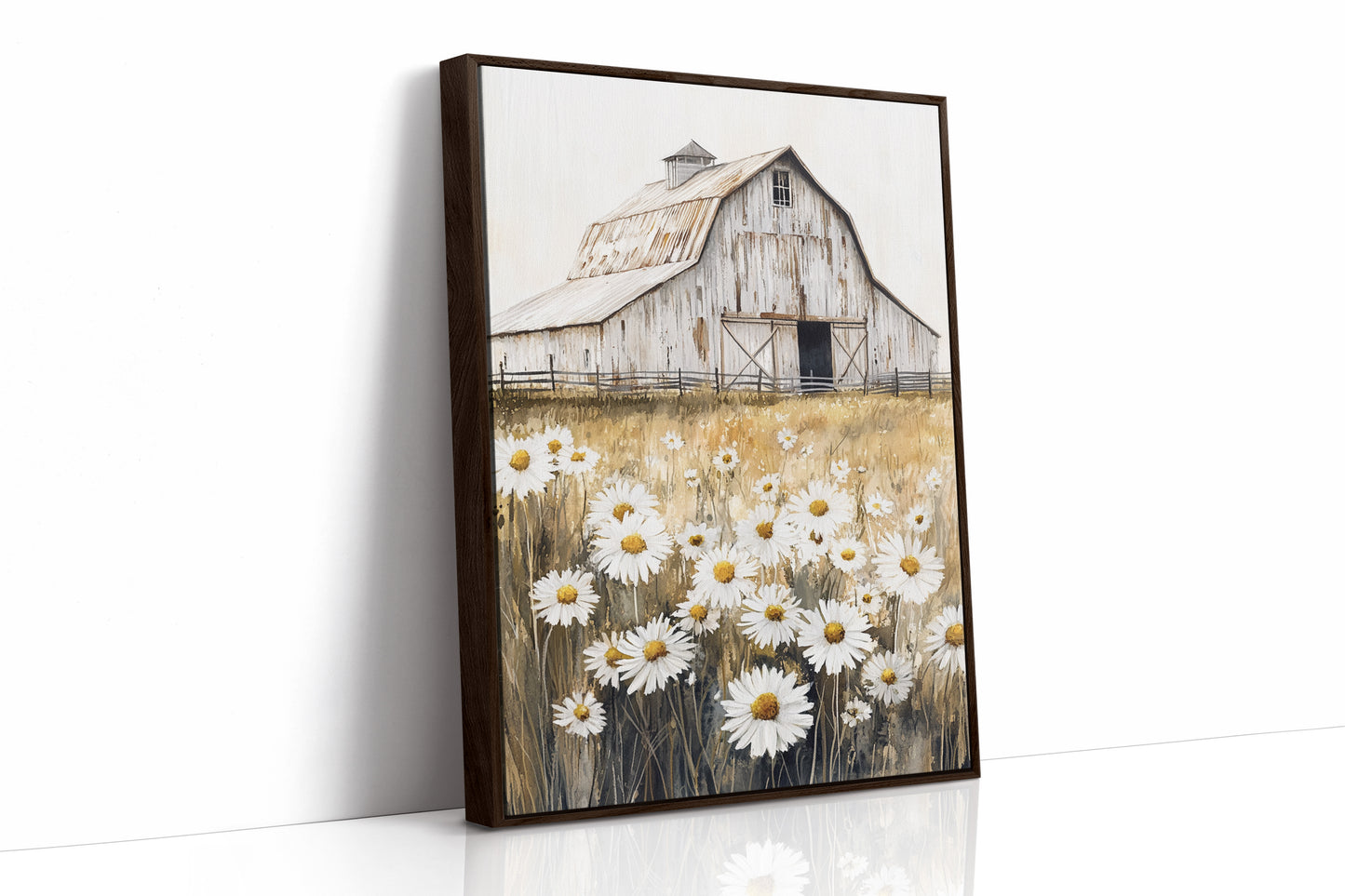 AL0274 - Premium Art Print - Brown Framed Canvas image 1